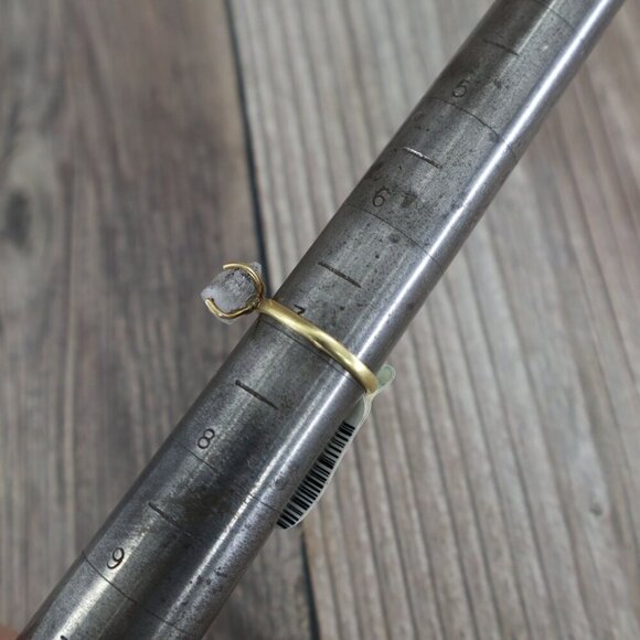 Quartz Gemstone Ring 7 Gold Quartz Stacking Gypsy Bohemian Gift Boho Dainty NWT - Picture 11 of 12